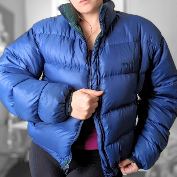 SOLD!Mountbel Vintag Reversible Down Puffer Jacket - Picture 8 of 8